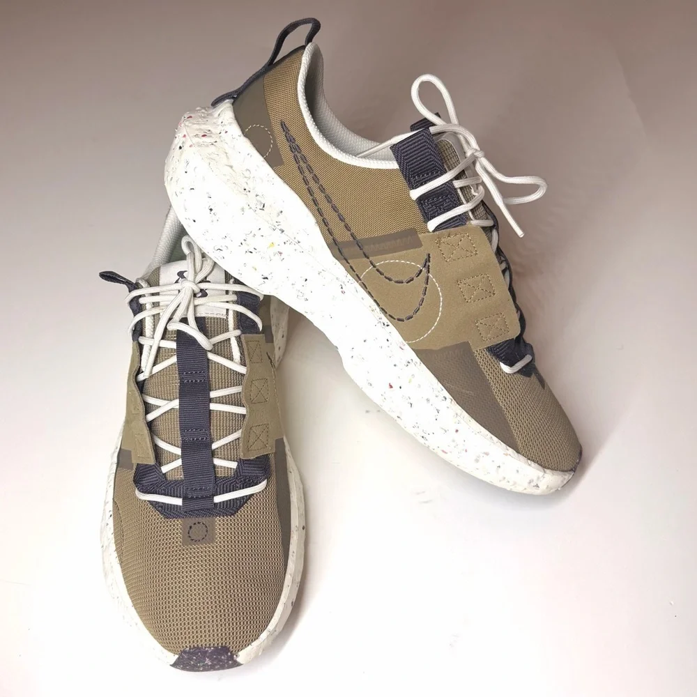 Nike Men’s Crater Impact Sequoia Green Athletic  Running Sneakers Size- 9